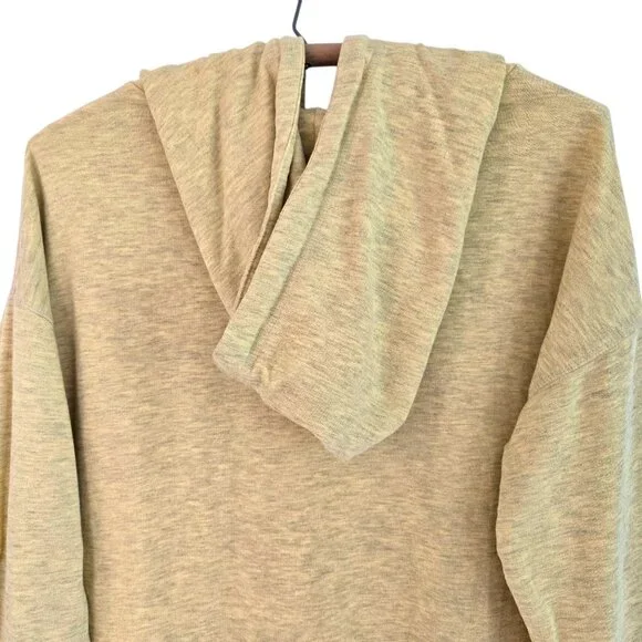 Soft Surroundings Yellow Hoodie Tunic Medium Drawstring Pockets Long Sleeve - Picture 7 of 10